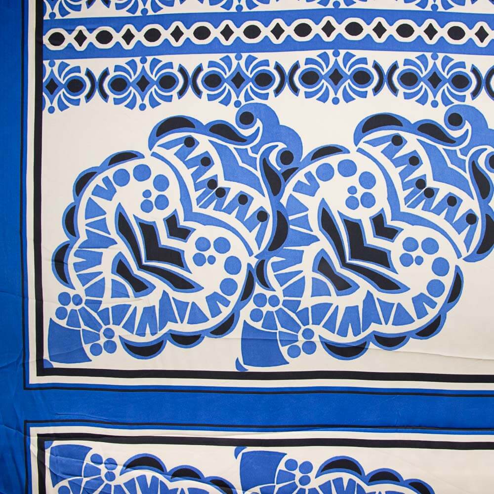 Painel de Cetim Cerâmica Azul - Ribes y Casals