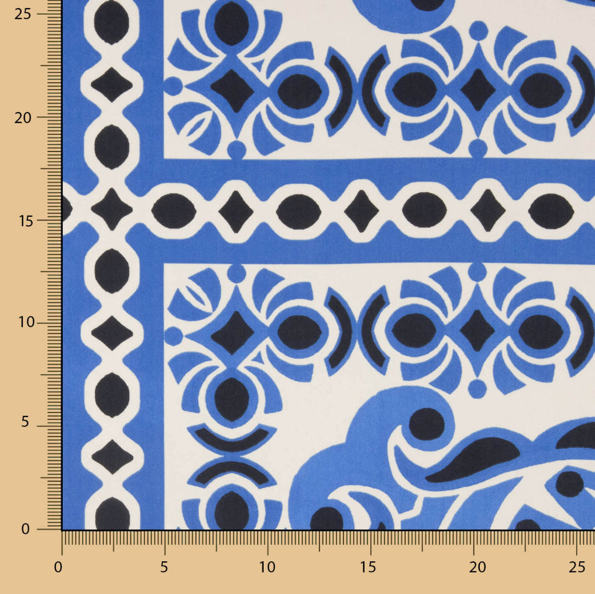 Painel de Cetim Cerâmica Azul - Ribes y Casals