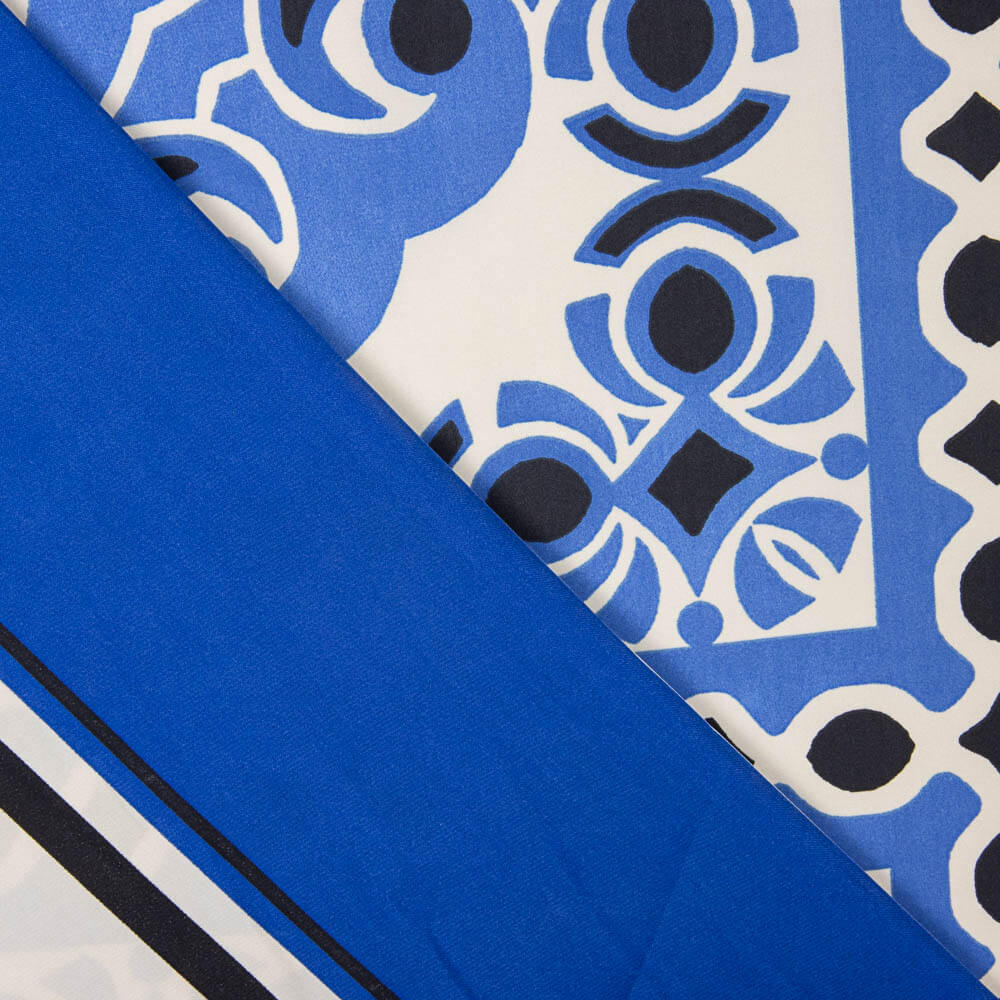 Painel de Cetim Cerâmica Azul - Ribes y Casals