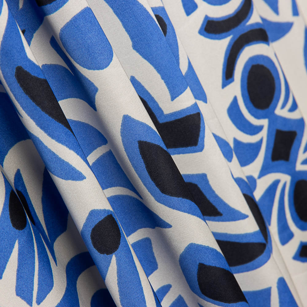 Painel de Cetim Cerâmica Azul - Ribes y Casals