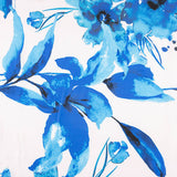 Cetim Estampado Aquarela Azul - Ribes y Casals