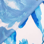 Cetim Estampado Aquarela Azul - Ribes y Casals