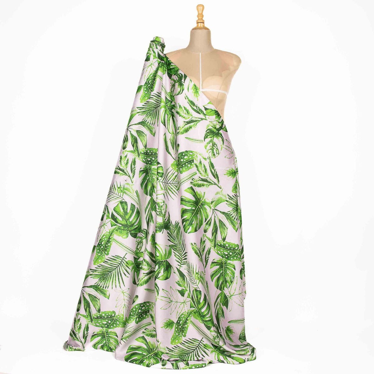 Cetim Estampado Vita Branco - Ribes y Casals