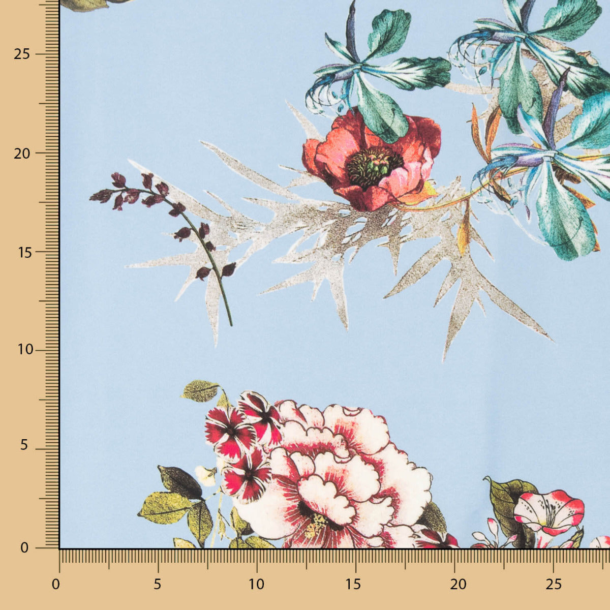 Cetim Estampado Cretone Azul - Ribes y Casals