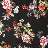 Cetim Estampado Cretone Preto - Ribes y Casals