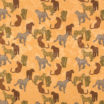 Cetim Jacquard Leopardo Camel - Ribes y Casals