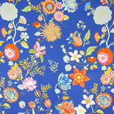 Cetim Estampado Manila Azul - Ribes y Casals