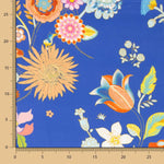 Cetim Estampado Manila Azul - Ribes y Casals