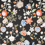 Cetim Estampado Manila Preto - Ribes y Casals