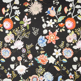 Cetim Estampado Manila Preto - Ribes y Casals