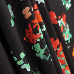 Cetim Poliéster Papoilas Vermelhas - Ribes y Casals