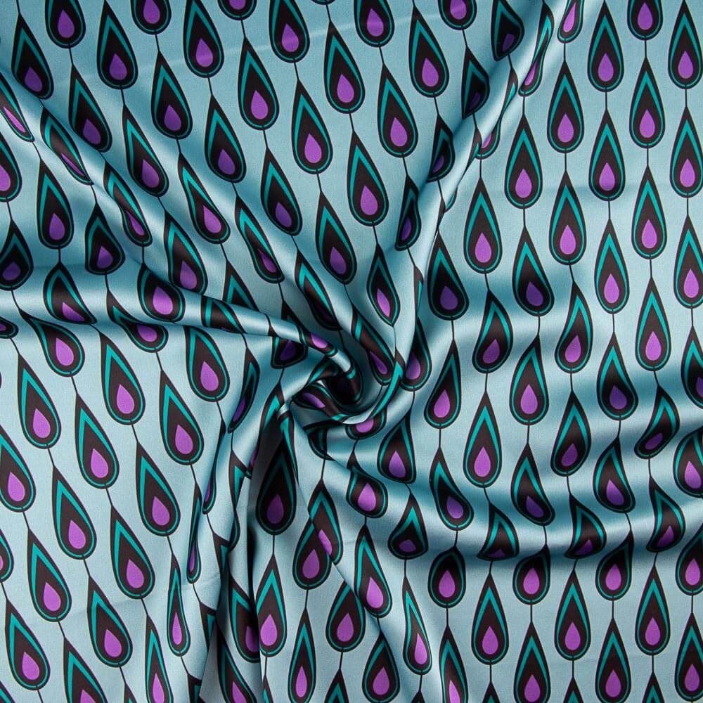 Cetim Spandex Penas Sálvia - Ribes y Casals