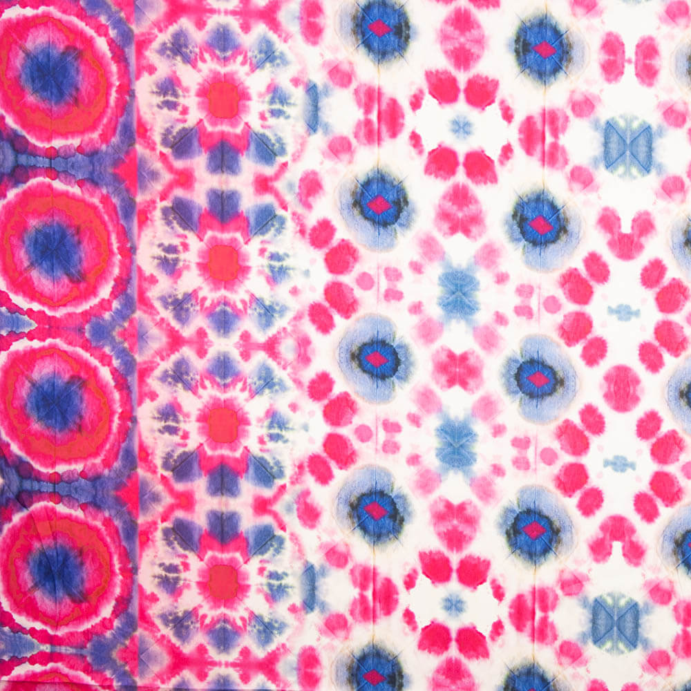 Cetim Tie Dye Morango - Ribes y Casals