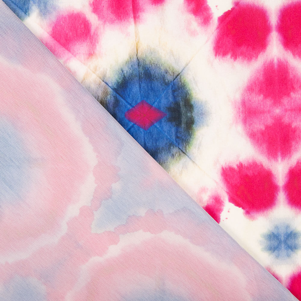 Cetim Tie Dye Morango - Ribes y Casals