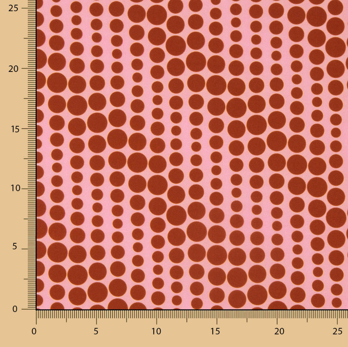Poliéster Bolinhas Rosa - Ribes y Casals