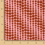 Poliéster Bolinhas Rosa - Ribes y Casals