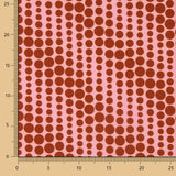 Poliéster Bolinhas Rosa - Ribes y Casals