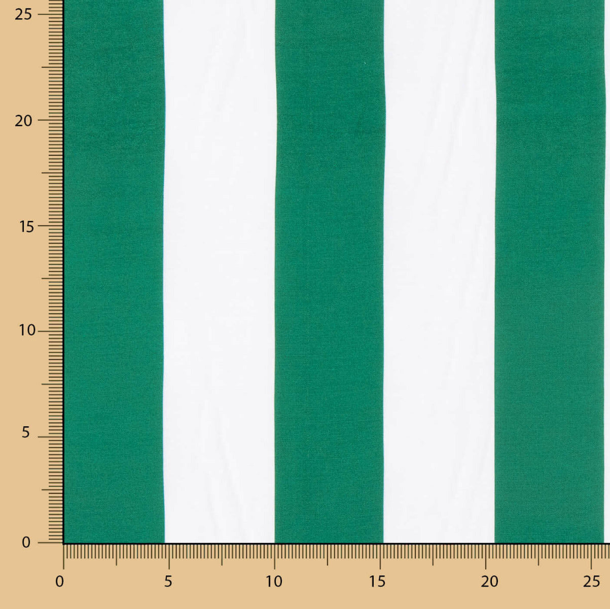 Sedeta Rayon Listras Verde Maxi - Ribes y Casals