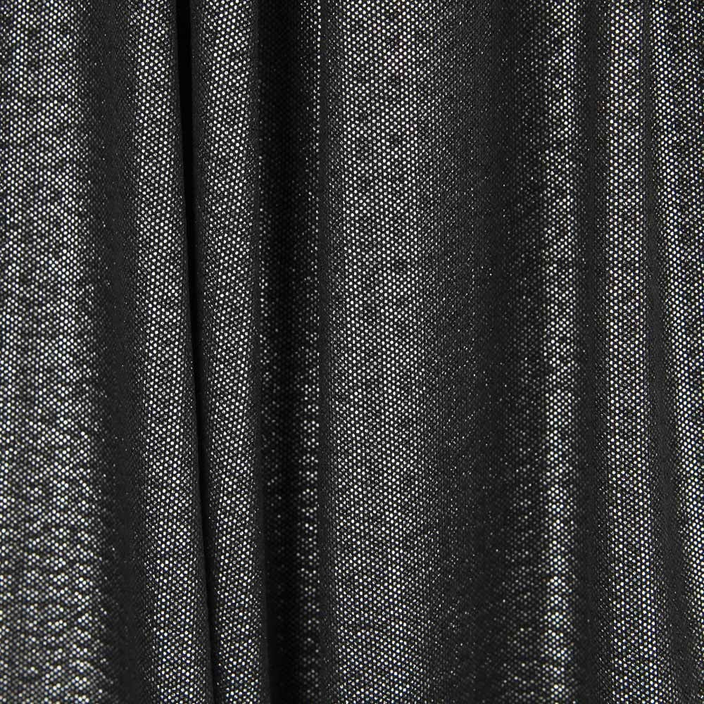 Seersucker Foil Printed Prata Preto - Ribes y Casals