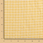 Seersucker Xadrez Mini Açafrão - Ribes y Casals