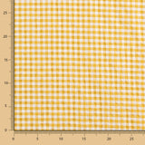 Seersucker Xadrez Mini Açafrão - Ribes y Casals