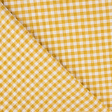 Seersucker Xadrez Mini Açafrão - Ribes y Casals