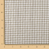 Seersucker Xadrez Mini Cinza Esverdeado - Ribes y Casals