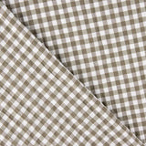 Seersucker Xadrez Mini Cinza Esverdeado - Ribes y Casals