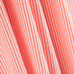 Seersucker Riscas Vichy Mini Tangerina - Ribes y Casals