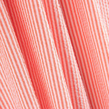 Seersucker Riscas Vichy Mini Tangerina - Ribes y Casals