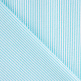 Seersucker Riscas Vichy Mini Turquesa Claro - Ribes y Casals