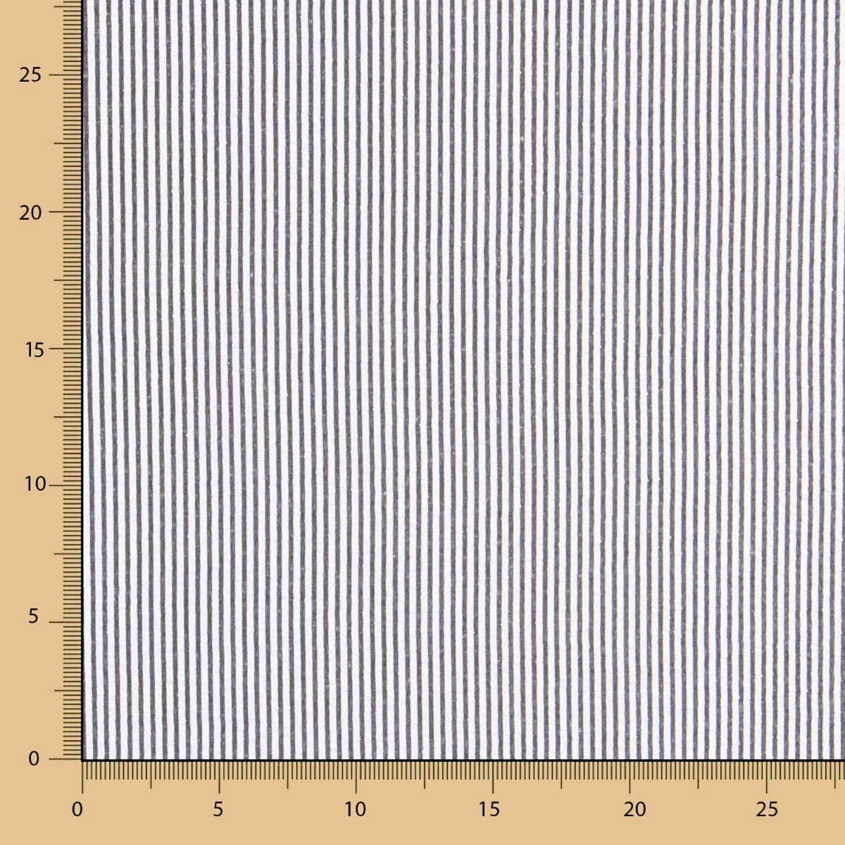 Tela Seersucker Rayas Marengo - Ribes y Casals