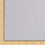 Tela Seersucker Rayas Marengo - Ribes y Casals