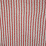 Seersucker listrado vermelho - Ribes y Casals
