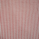 Seersucker listrado vermelho - Ribes y Casals