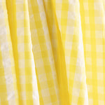 Seersucker Tencel Quadrados Maxi Amarelo - Ribes y Casals