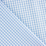 Seersucker Tencel Quadrados Mini Azul - Ribes y Casals