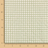 Algodão Seersucker Xadrez Verde Anis - Ribes y Casals