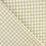 Algodão Seersucker Xadrez Verde Anis - Ribes y Casals