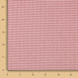 Algodão Seersucker Xadrez Mini Bordéus - Ribes y Casals