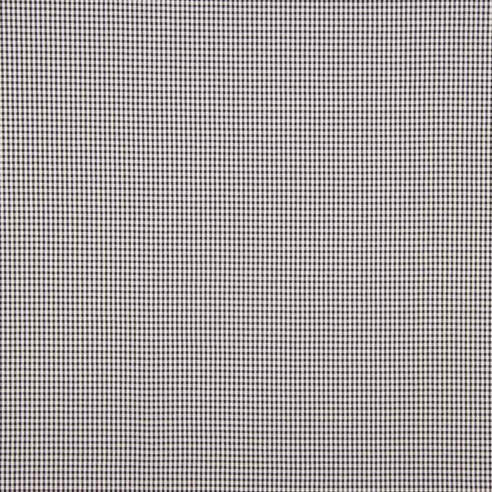Algodón Seersucker Cuadro Mini Negro - Ribes y Casals