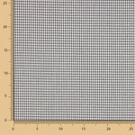 Algodón Seersucker Cuadro Mini Negro - Ribes y Casals