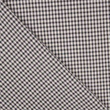 Algodón Seersucker Cuadro Mini Negro - Ribes y Casals