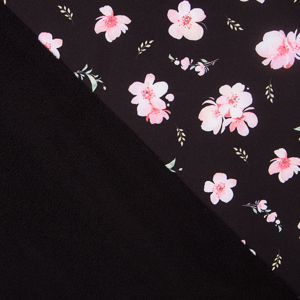 Soft Shell Margaridas Preto Oeko-Tex® - Ribes y Casals