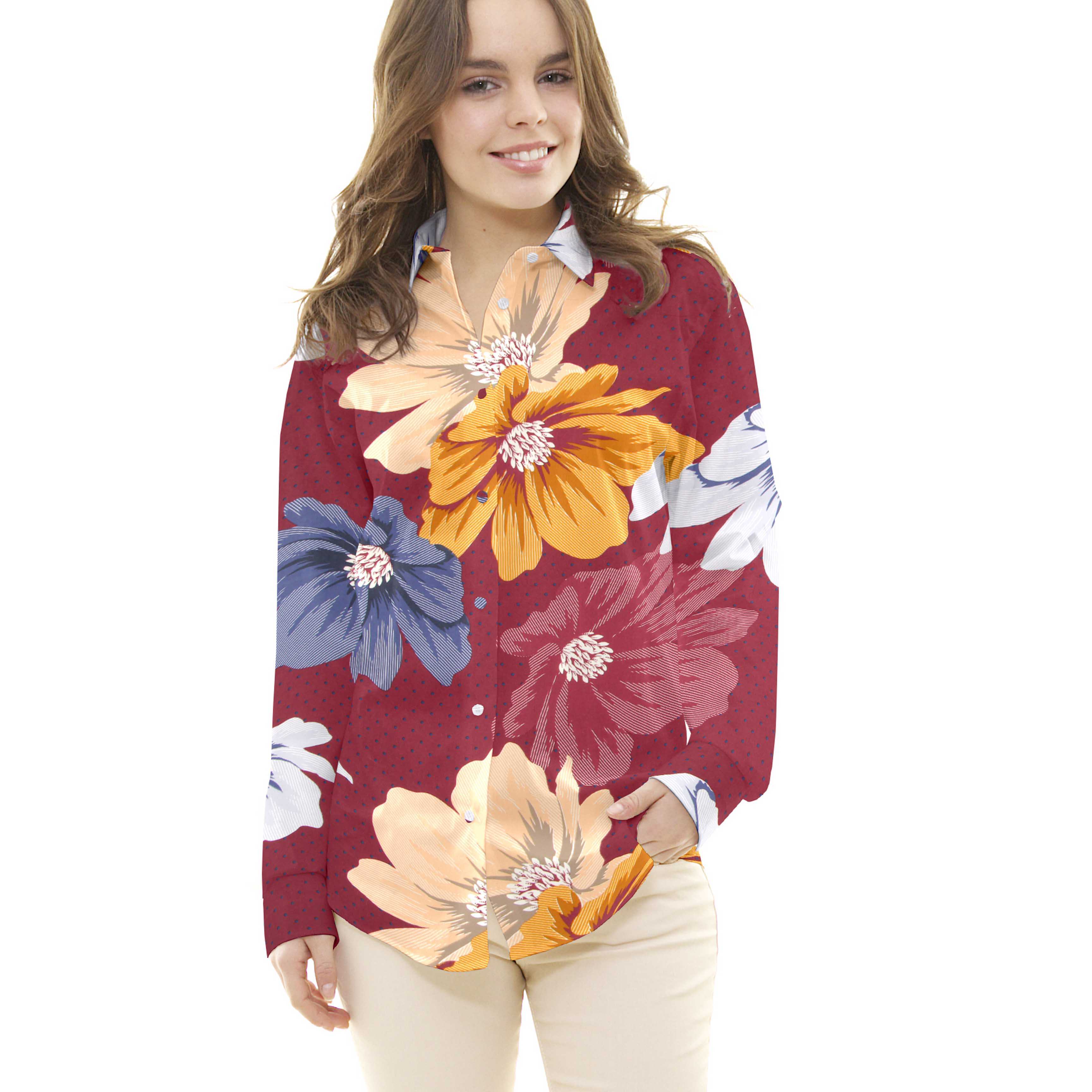 Tecido Spandex Floral Preto - Ribes y Casals