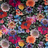 Tecido Stertch Palmeiras Azul - Ribes y Casals