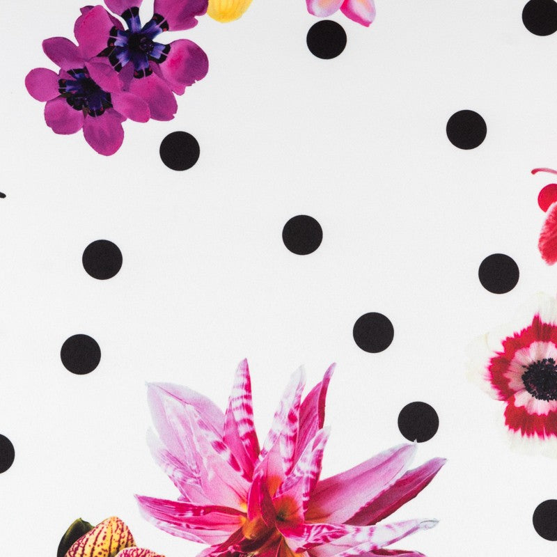 Tecido Stertch Palmeiras Azul - Ribes y Casals