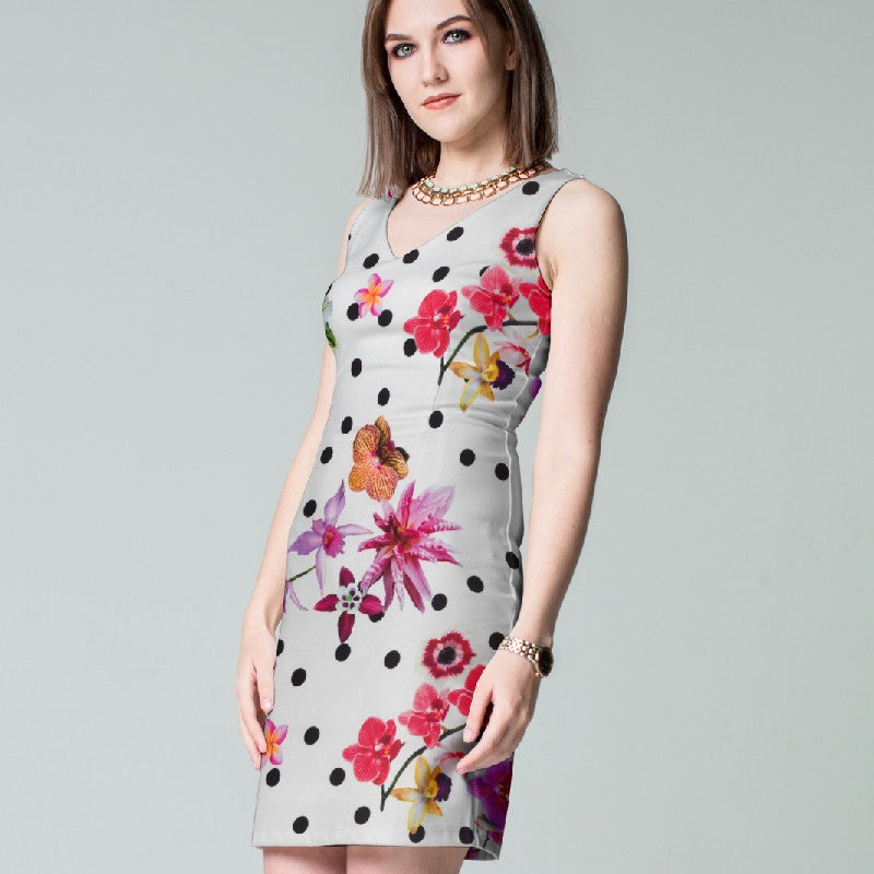 Tecido Stertch Palmeiras Azul - Ribes y Casals