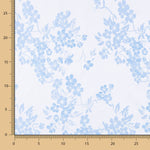 Tafetá Jacquard Flores Azuis - Ribes y Casals