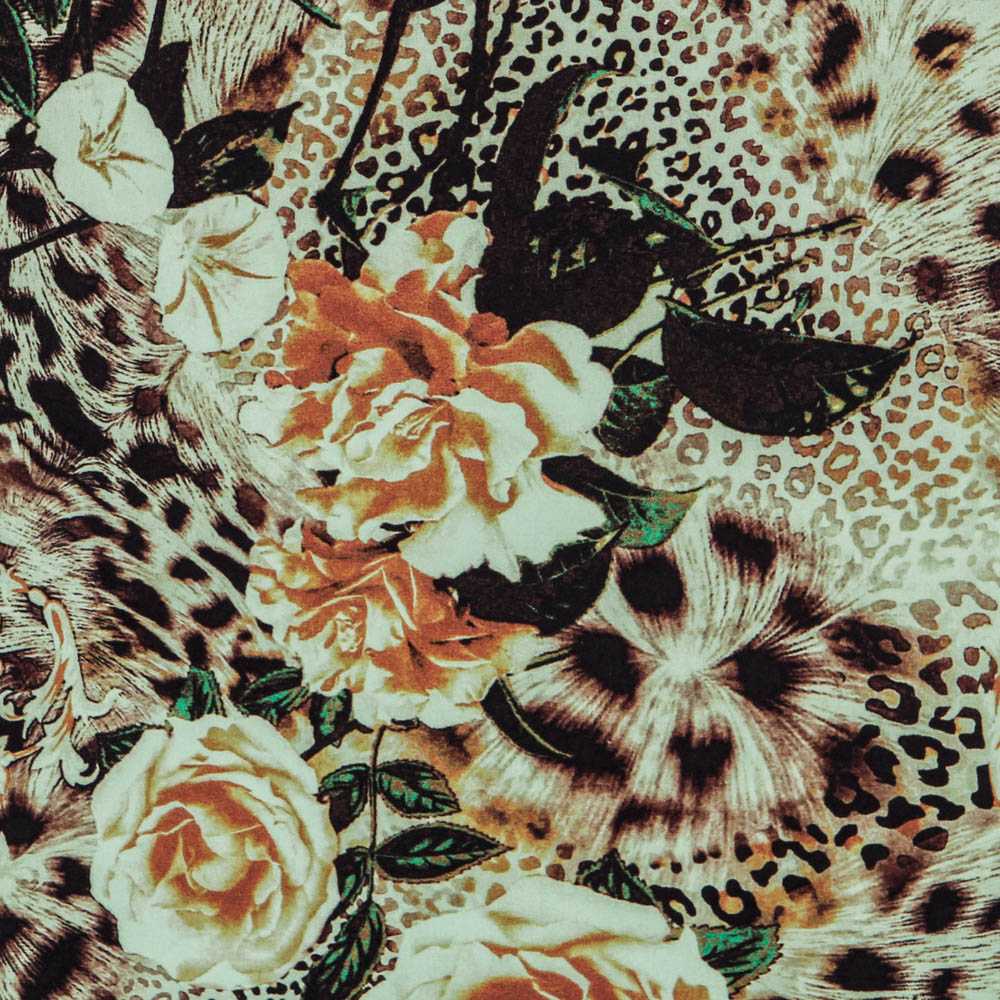 Tela Tafeta Liberty Verde - Ribes y Casals